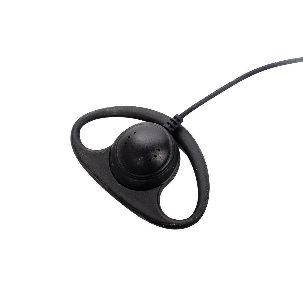 D Shape Earpiece Headset with Mic PTT Compatible with Baofeng UV-5R BF-888S BF-F8HP BF-F9 UV-82 UV-82HP UV-82C Kenwood TK-2107 TK-3107 Walkie Talkies Two Way Radio 2 pin