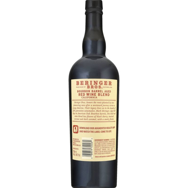 Beringer Bros. Bourbon Barrel Red Blend Red Wine - 750ml Bottle