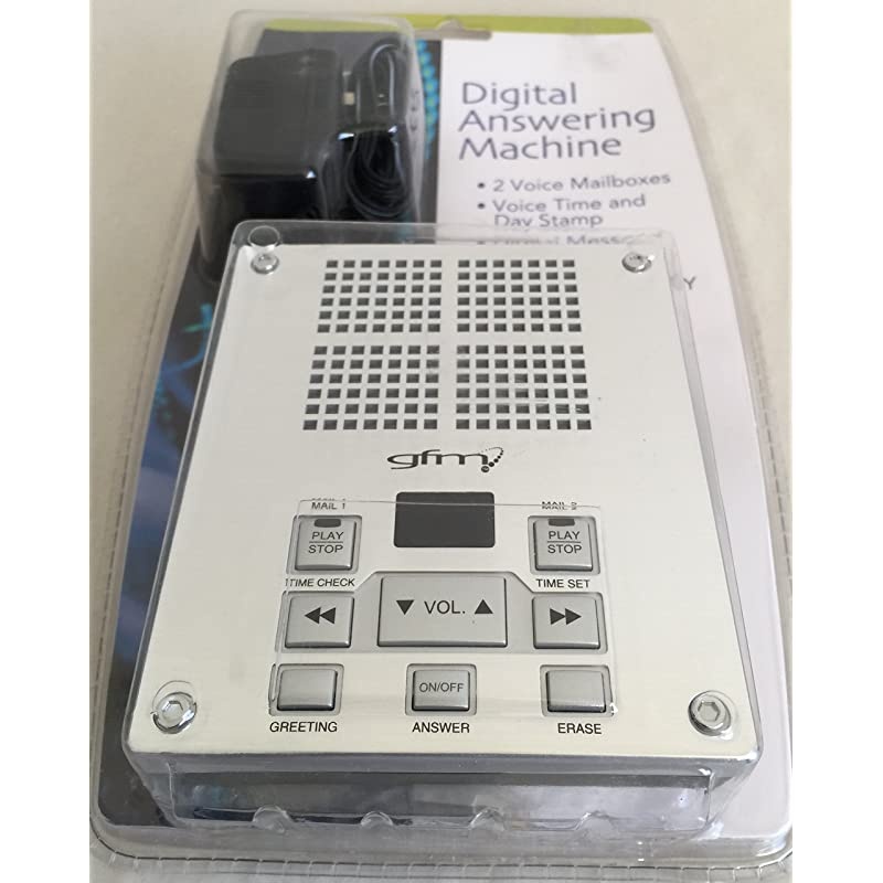Digital Anwering Machine FA972 Voice Time Day Stamp 2 Voice Mailboxes Digital Message counter 6 month Warranty