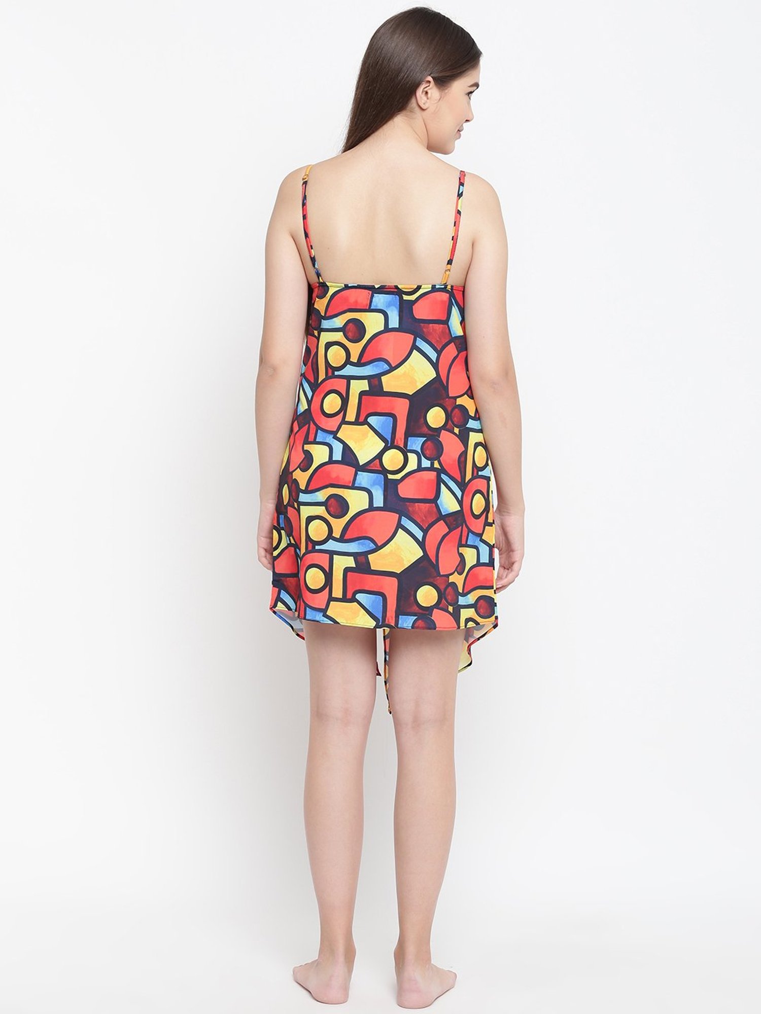 Erotissch Multicolored Printed Babydoll