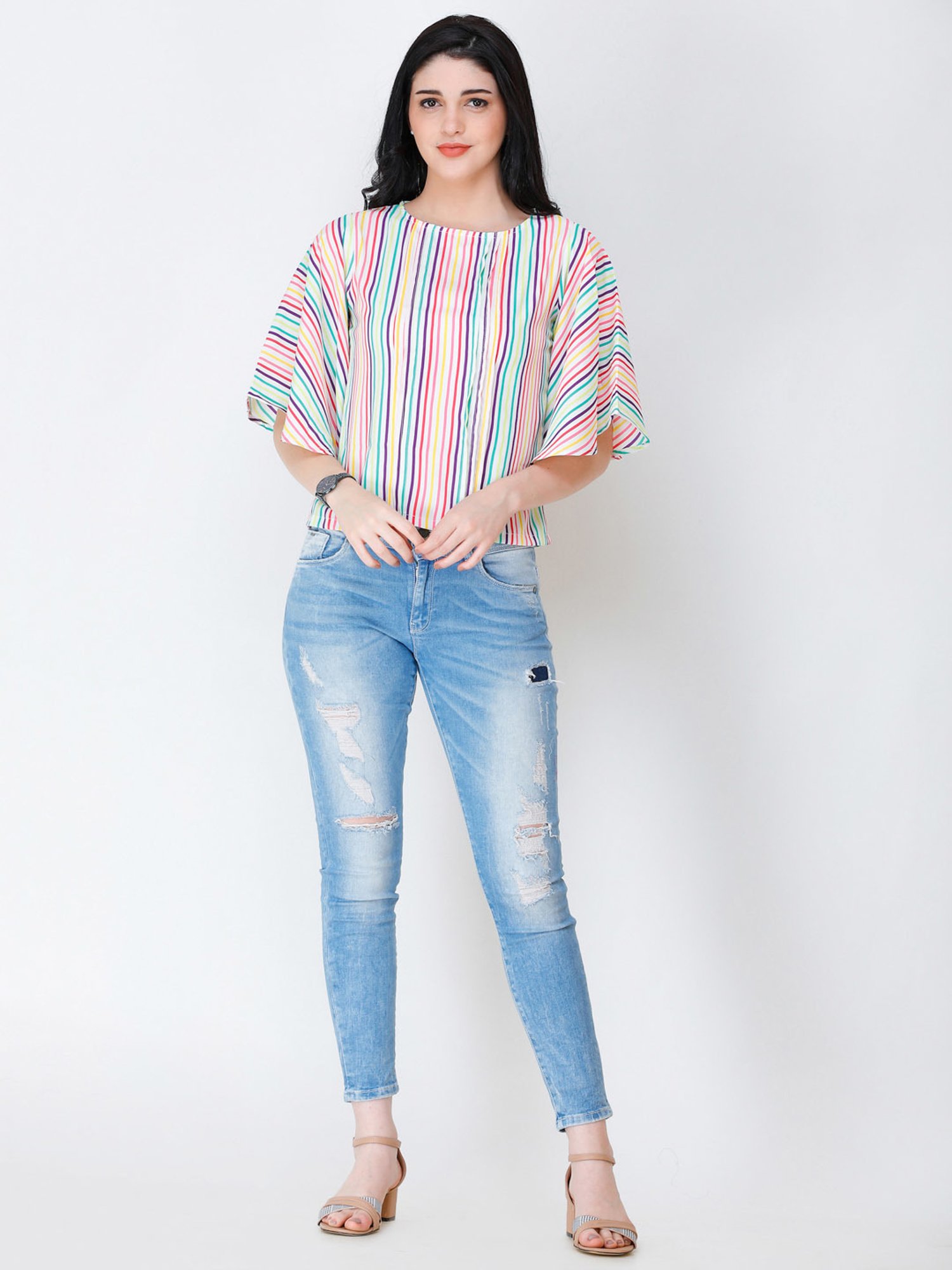 Scorpius Multicolor Striped Top