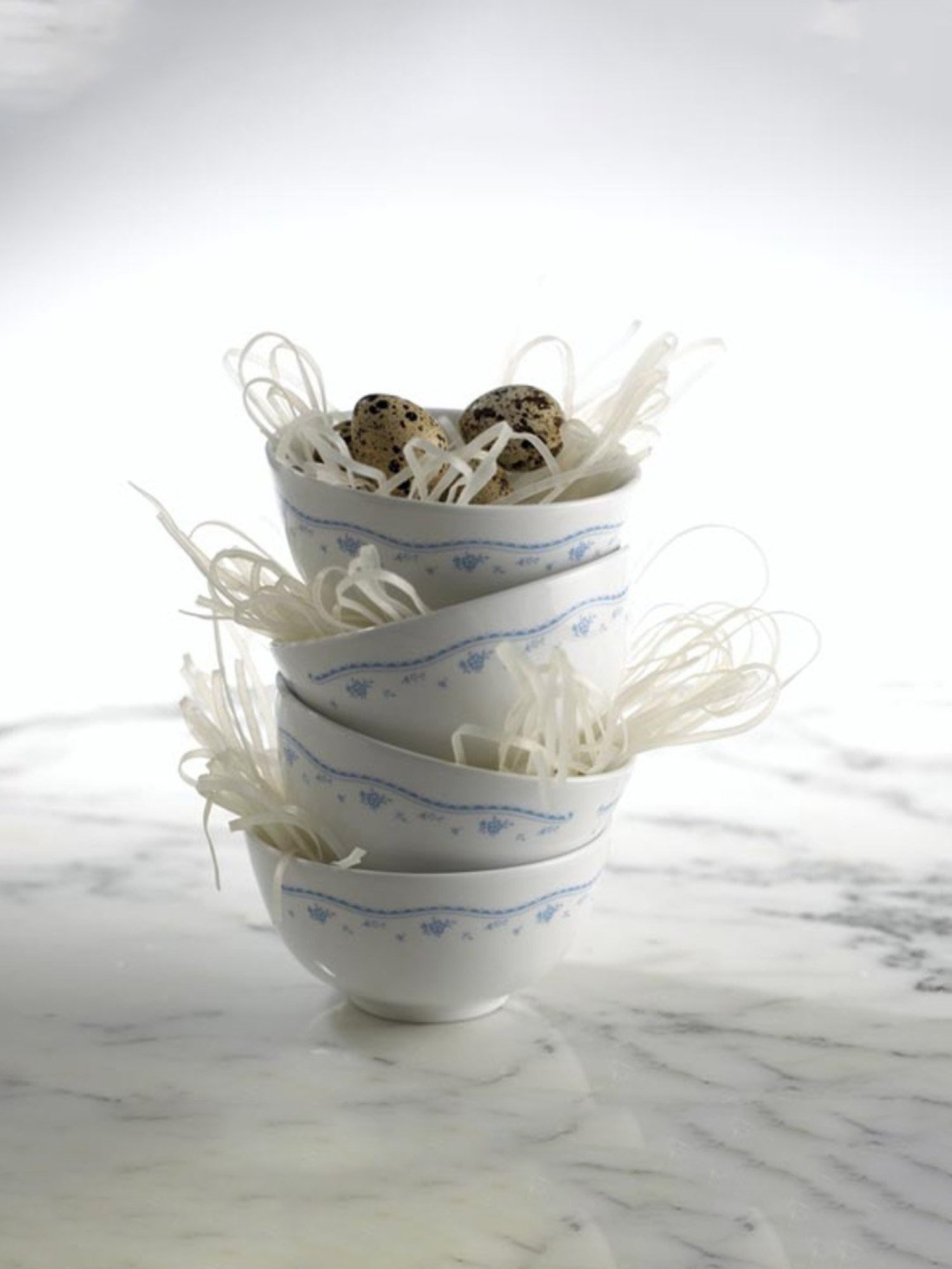 Corelle Livingware Morning Blue 828ml Curry Bowl Pack of 3