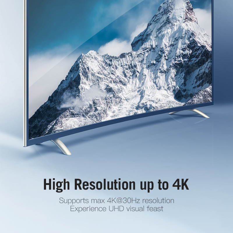 Vention 1 x 8 HDMI Splitter,1 in 8 out HDMI Audio Video Distributor Amplifier Support 4K@30Hz for HDTV PS3 PS4 Fire Stick Xbox Roku Blu-Ray Player