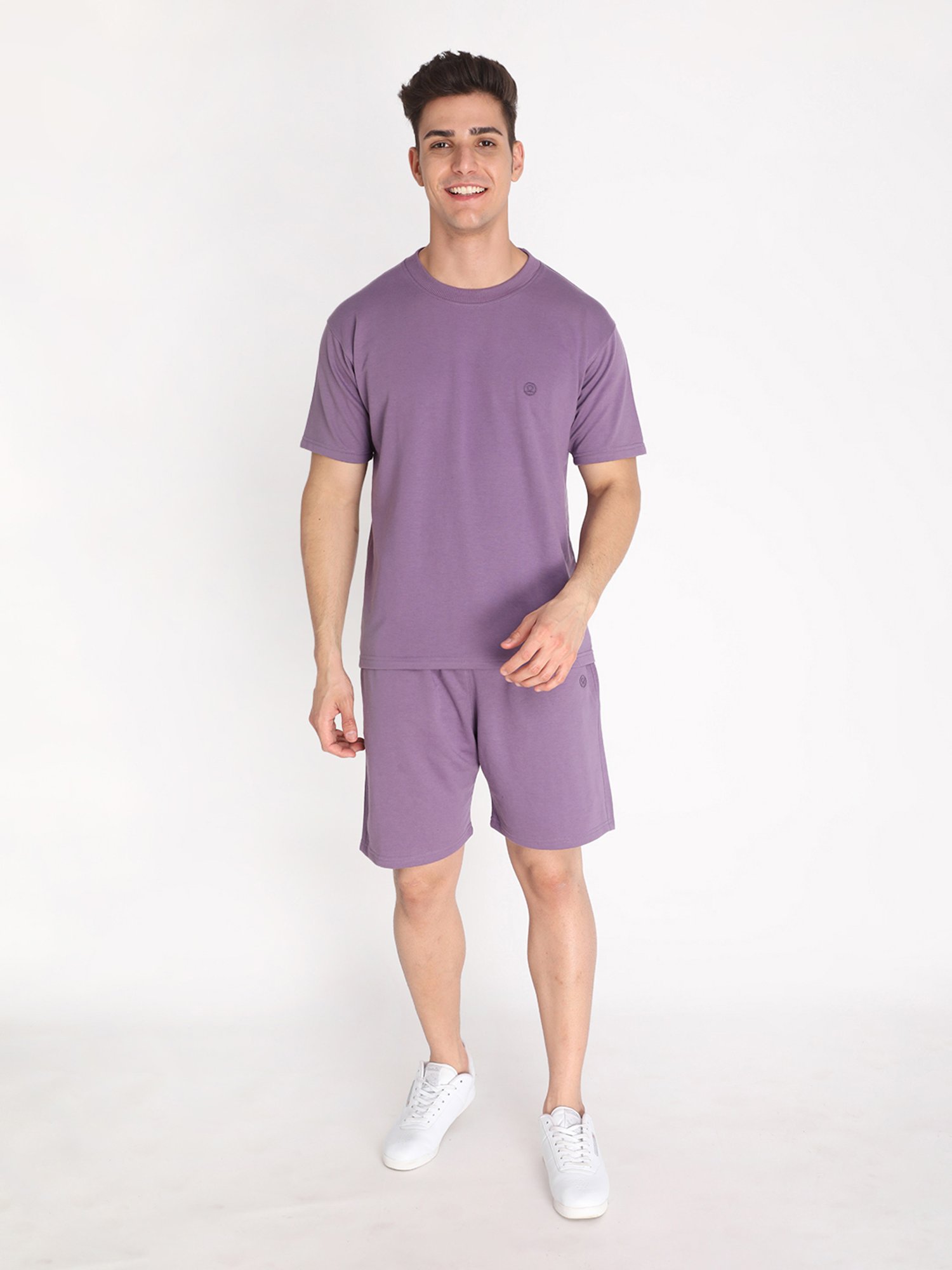 Chkokko Purple Regular Fit Shorts