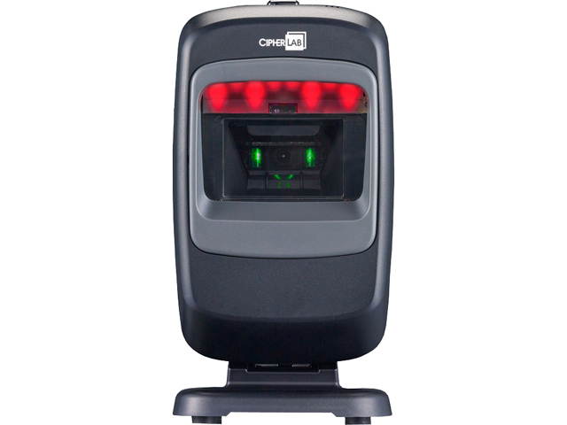 CipherLab A2200NBUN0001 2200 Series Omnidirectional Barcode Scanner and 2D Imager, USB Kit - Black