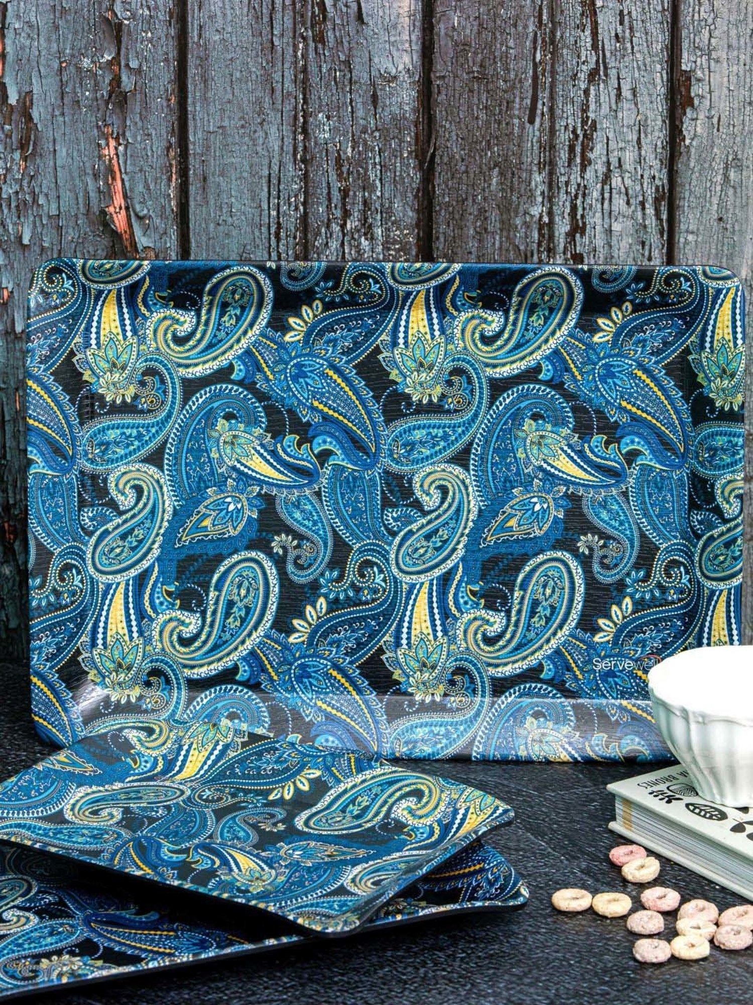 Servewell Teardrop Melamine 3 Persian Trays