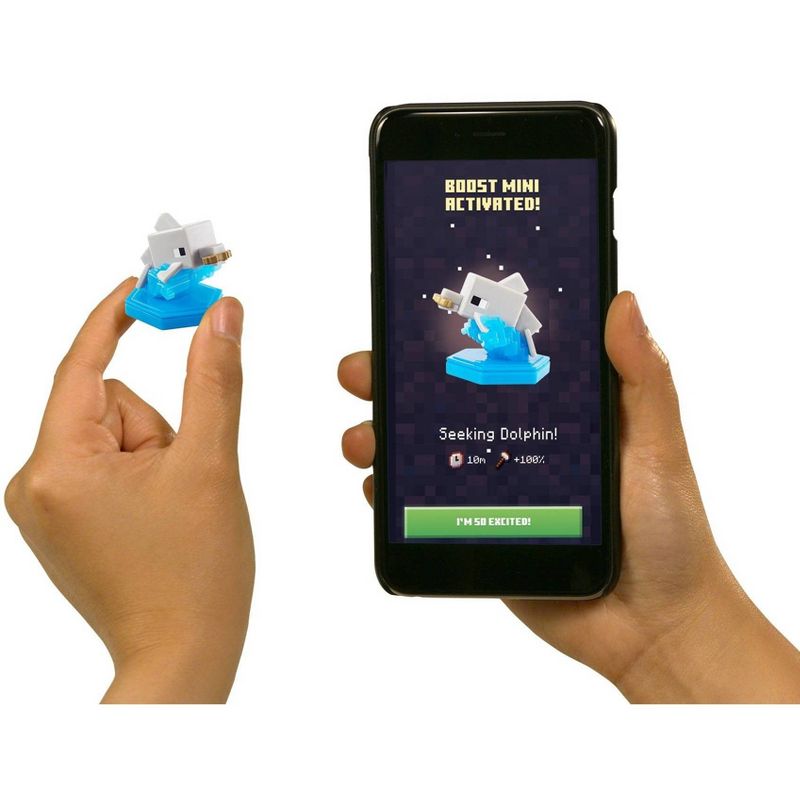 Minecraft Earth Boost Mini Dolphin with Fish Figure