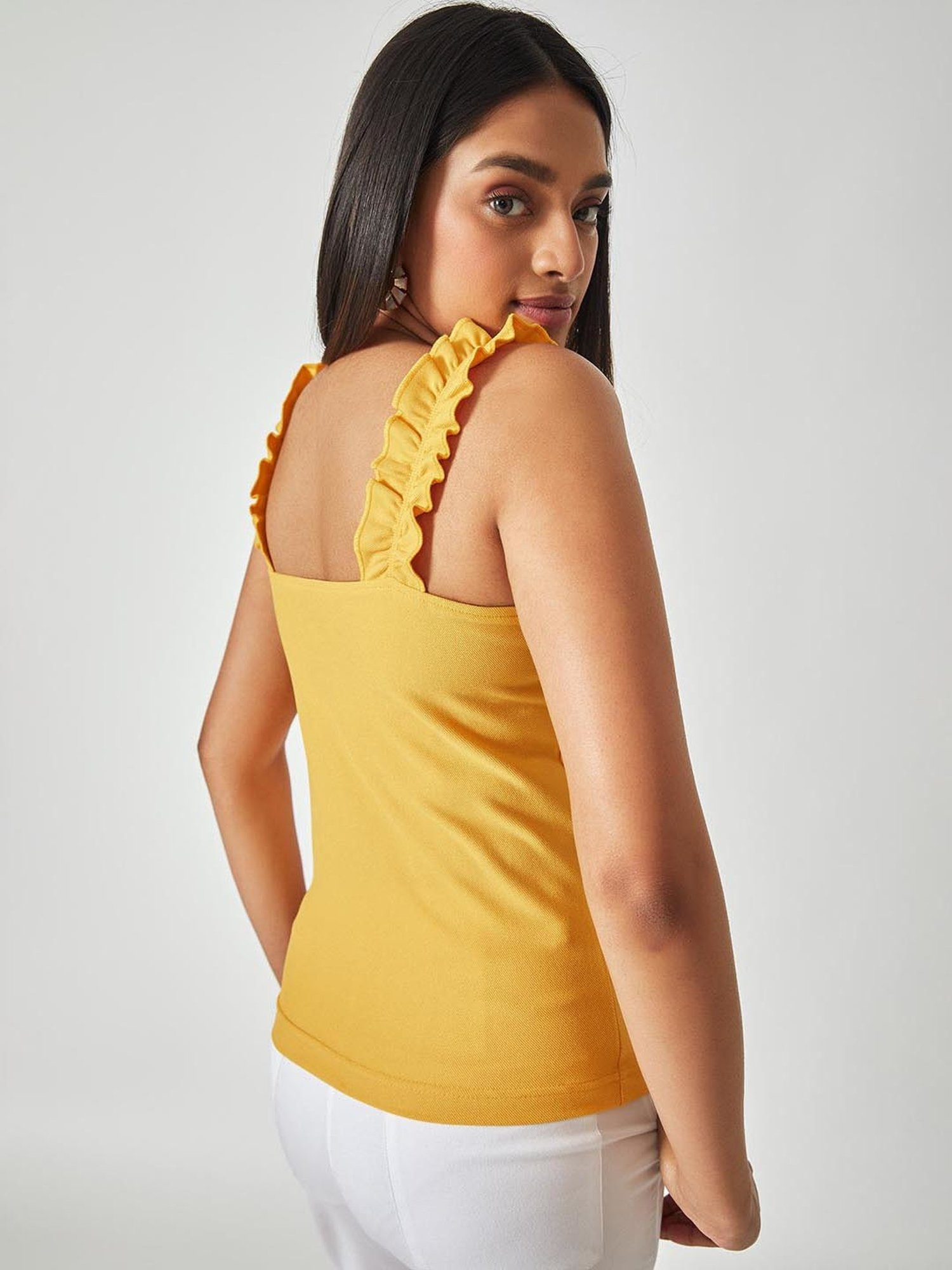 The Label Life Yellow Tank Top