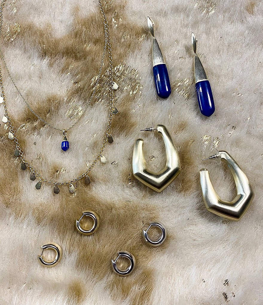 Kendra Scott Mikki Metal Huggie Earrings