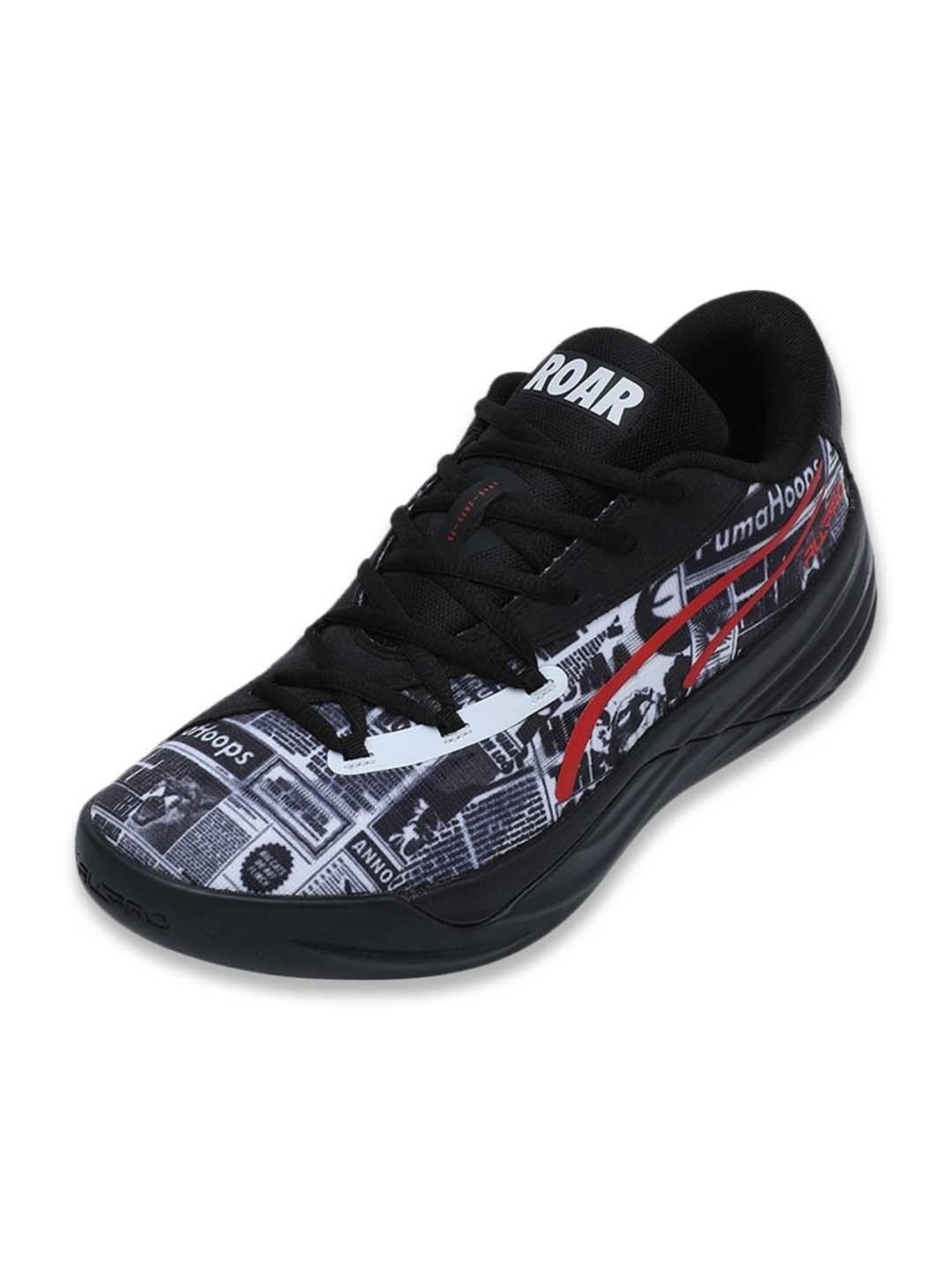 Puma Men's Genetics Speckle White Basketball Shoes