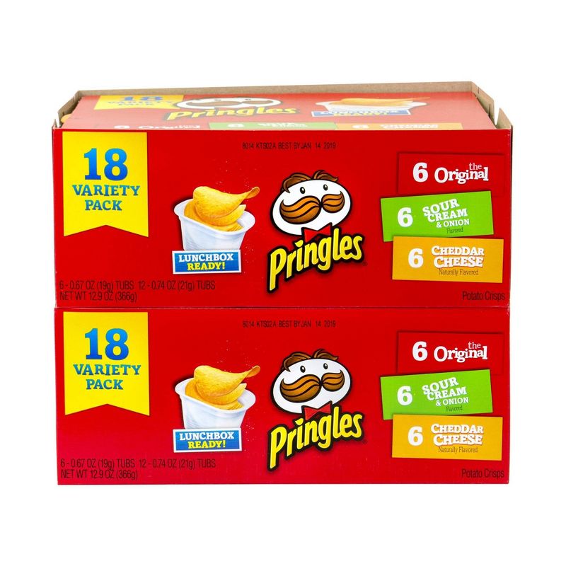 Pringles Chips Snack Size Variety Pack 36 ct