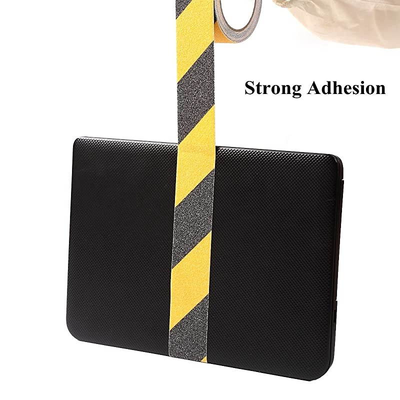 Slip Safety Grip Tape for Stairs 2 Inch X 60 Foot Non Slip Tape Outdoor Waterproof High Traction slip Tape for Steps YellowBlack