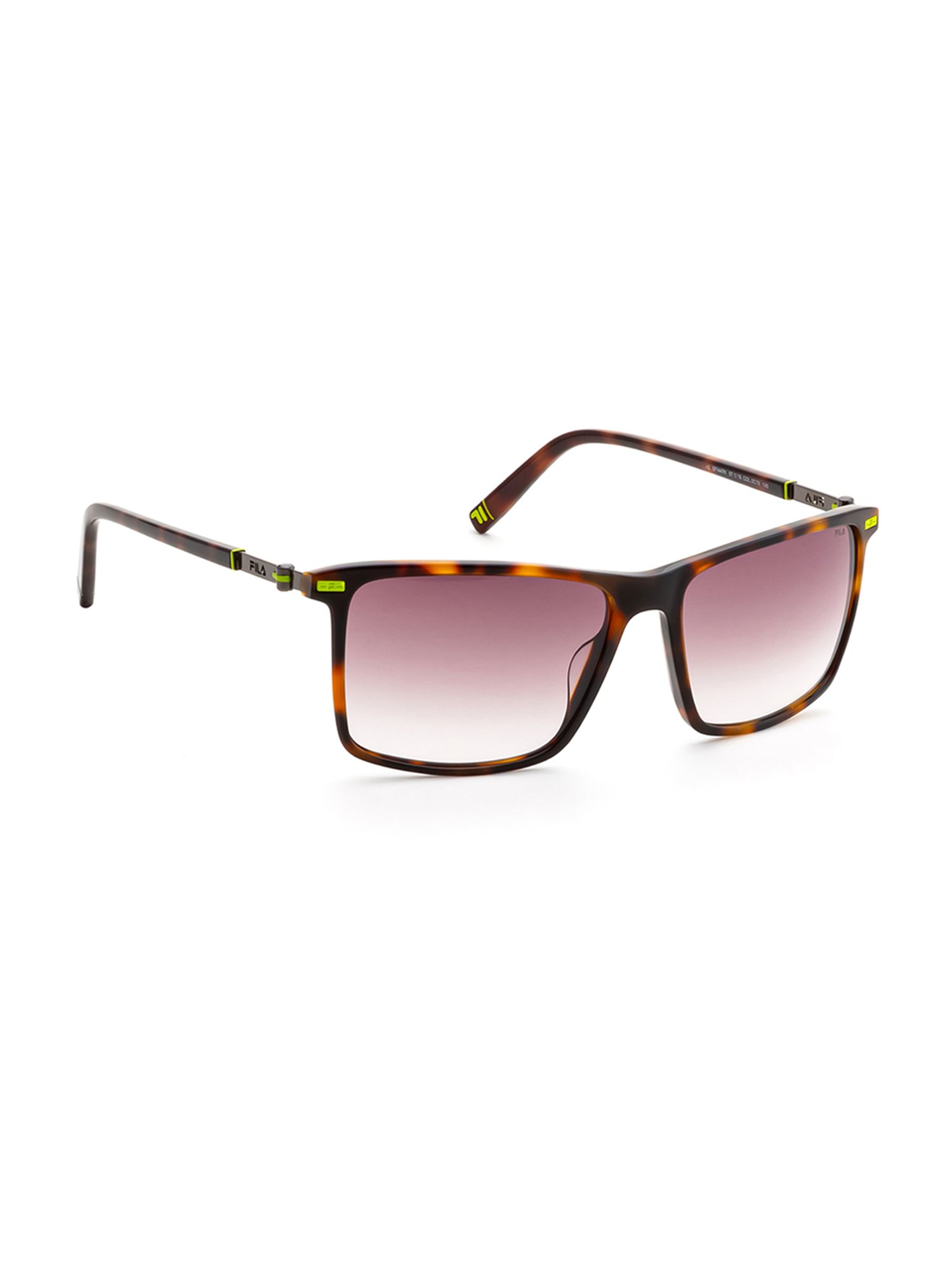 Fila Burgundy Square UV Protection Sunglasses for Men