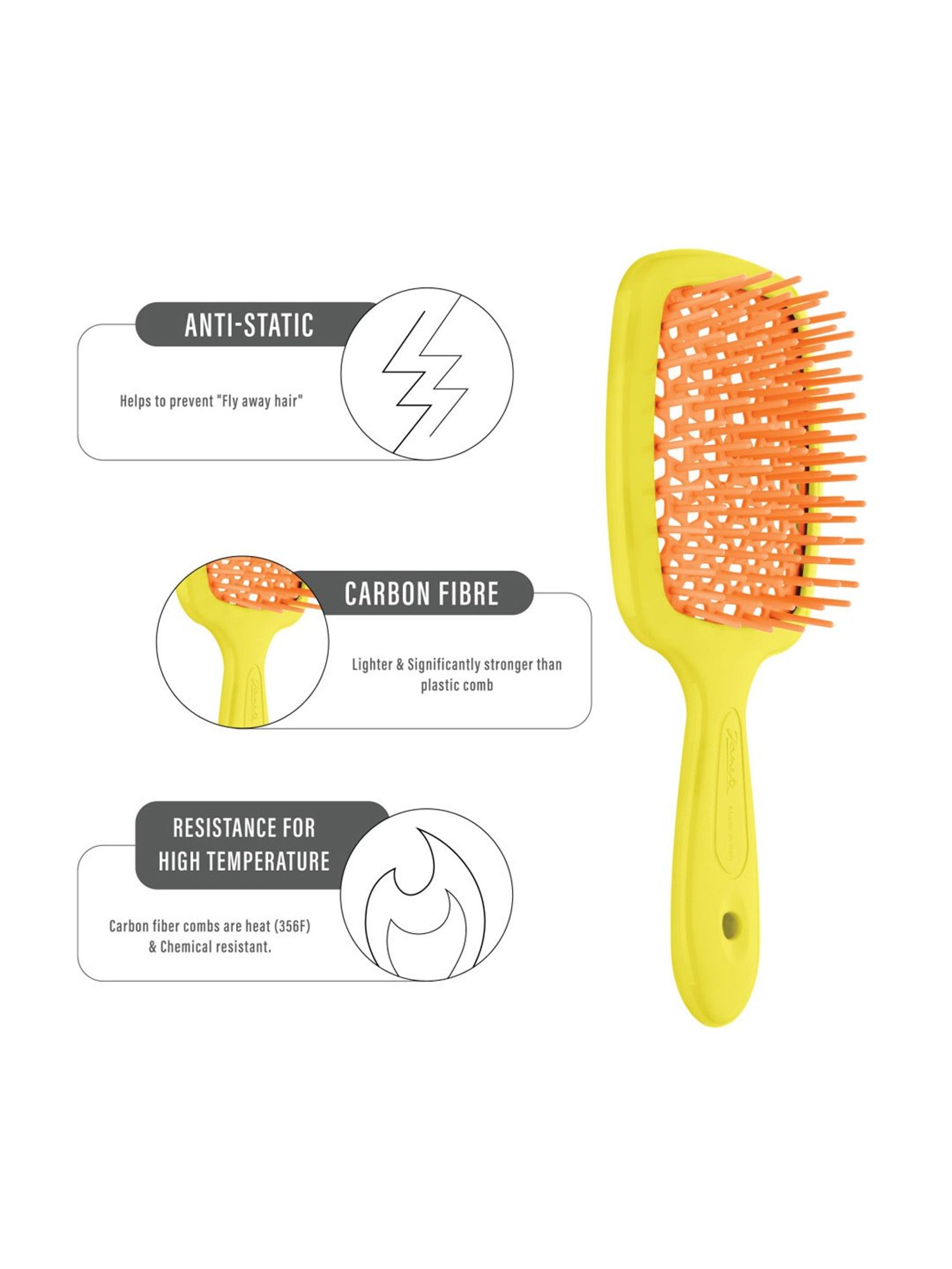 Gubb Pink Mini Detangling Hair Brush