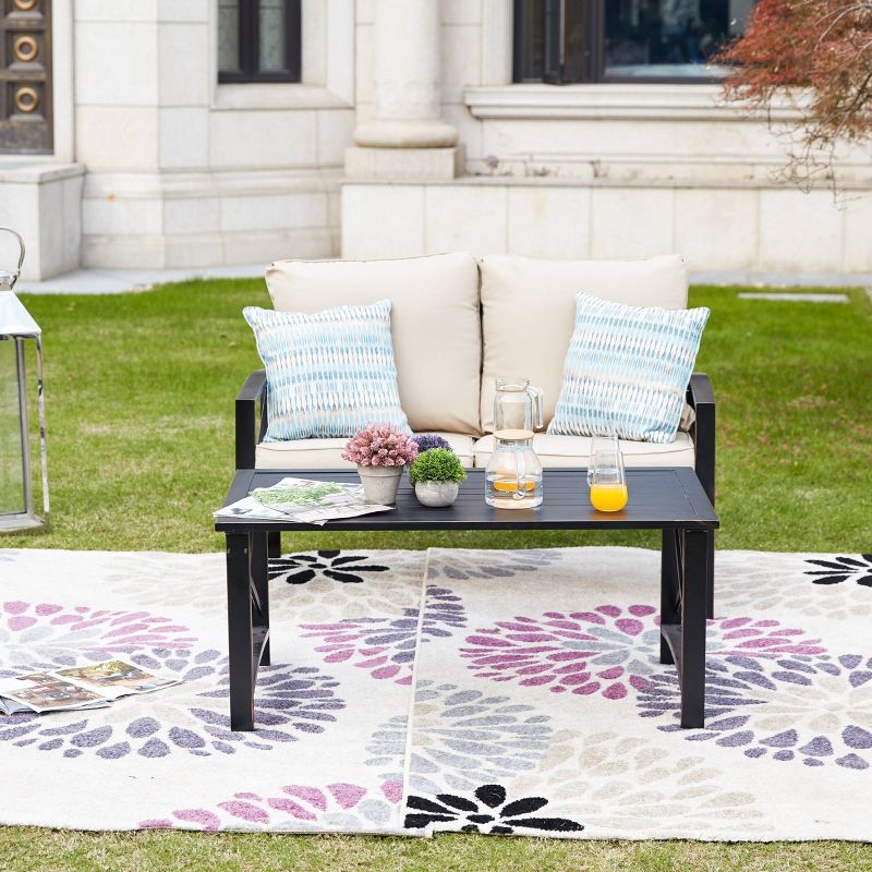 3pc Loveseat Patio Seating Set - Patio Festival