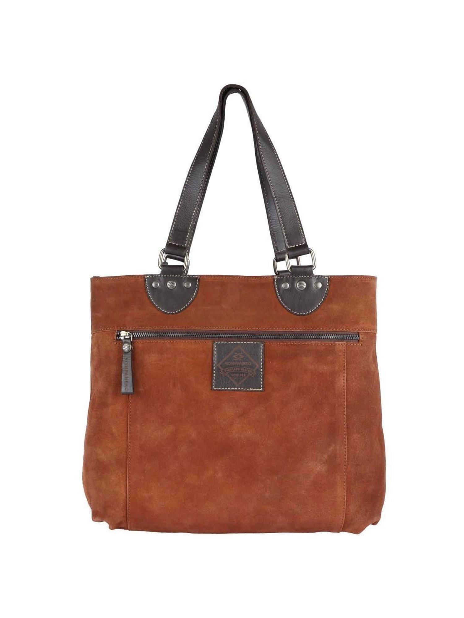 KOMPANERO Tan Textured Medium Shoulder Bag
