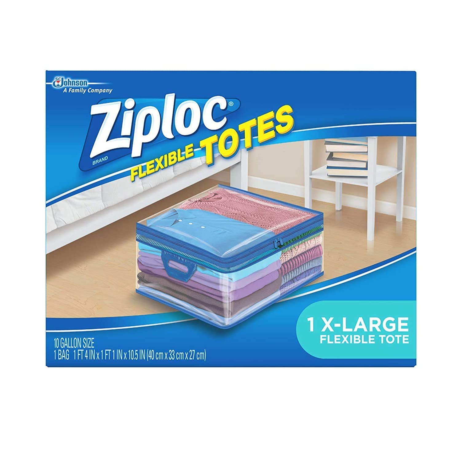 Ziploc Flexible Totes, XL -2 pk