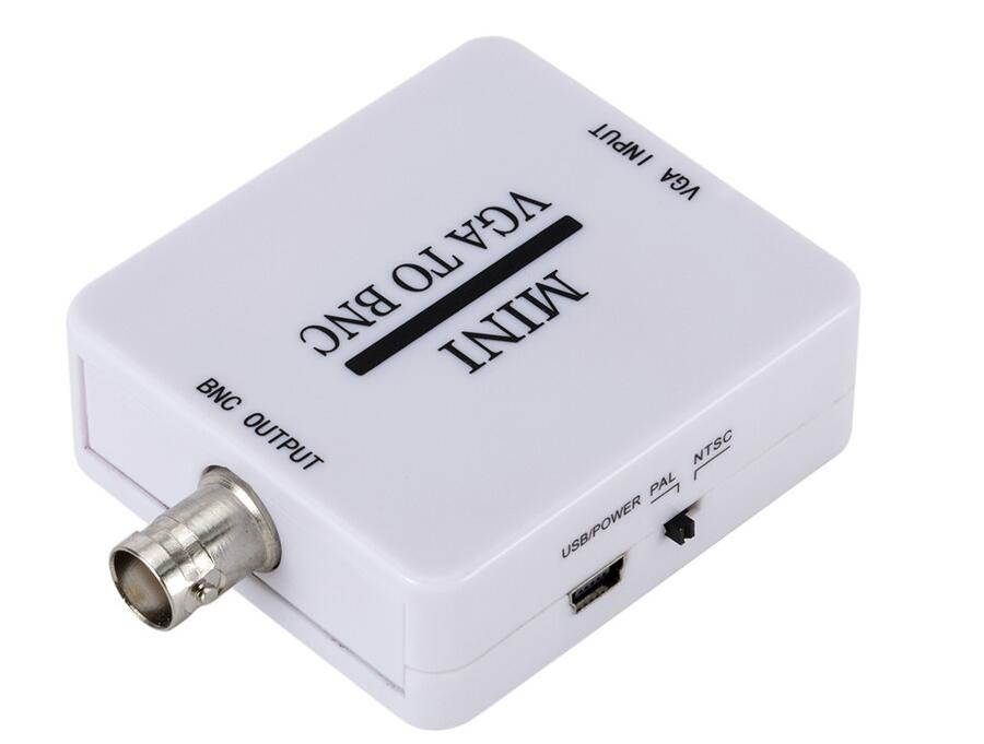 Mini HD VGA to BNC Video Converter Convertor Box Composite VGA to BNC Adapter Conversor Digital Switcher Box For HDTV Monitor