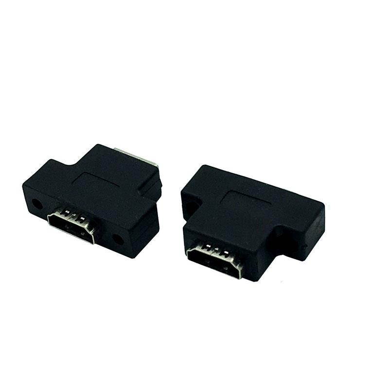 HDMI 19-pin female to female with panel mount