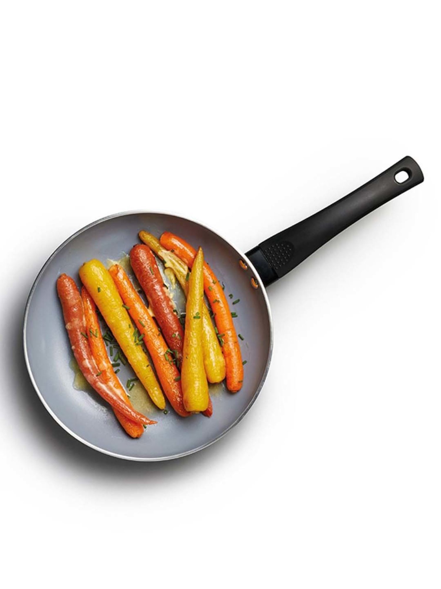 MasterClass Black Medium Aluminium Eco Fry Pan - 20 cm