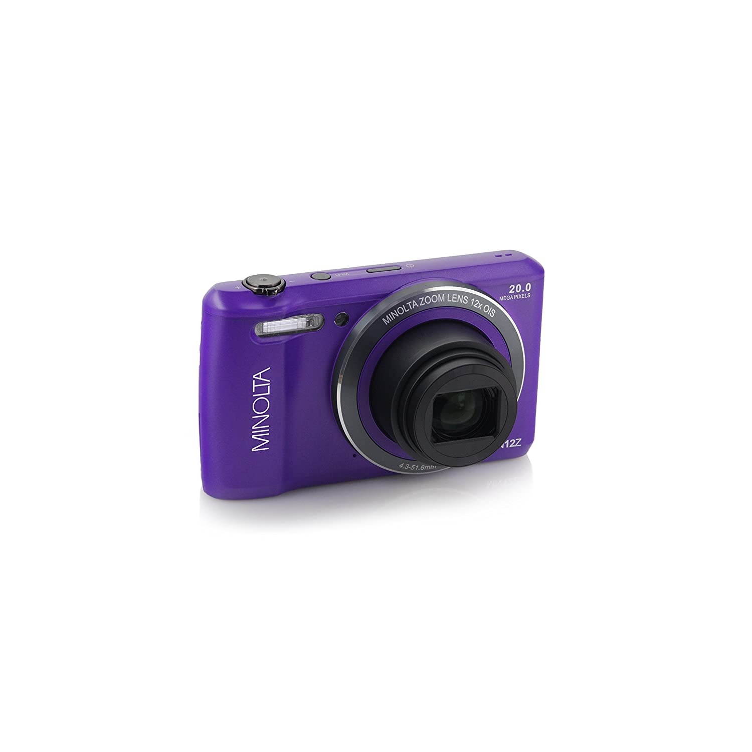 Minolta MN12Z OIS 12x Zoom Wi-Fi Digital Camera (Purple)