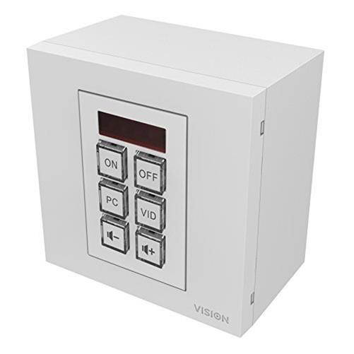 VISION CONTROL PROJECTOR CONTROLLER - Learns IR remote control codes from original device remote - one code per button. Or for advanced applications it can be connected to a PC via USB and programmed
