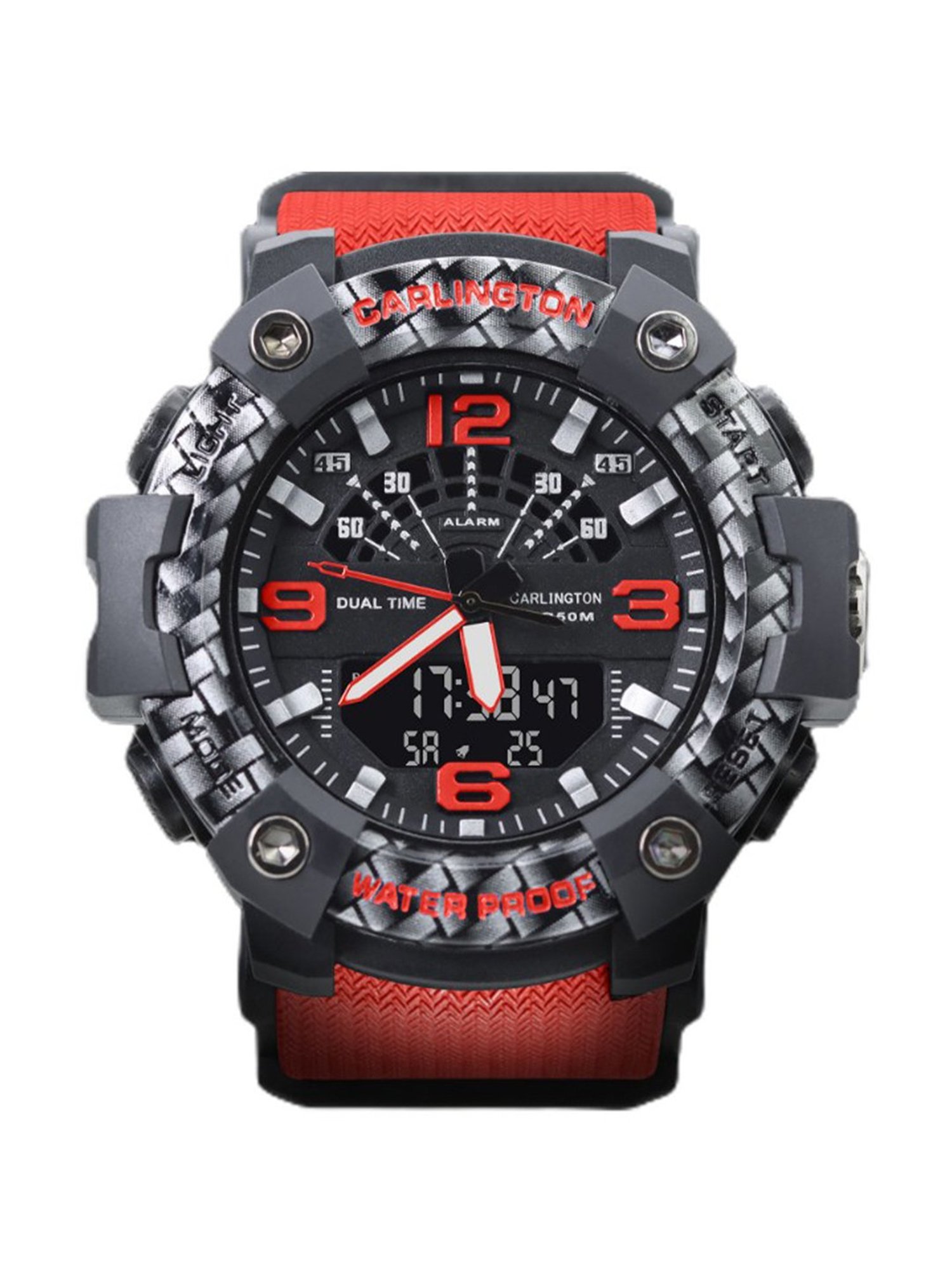 Carlington Endurance 9103 Red Chronograph Watch for Men