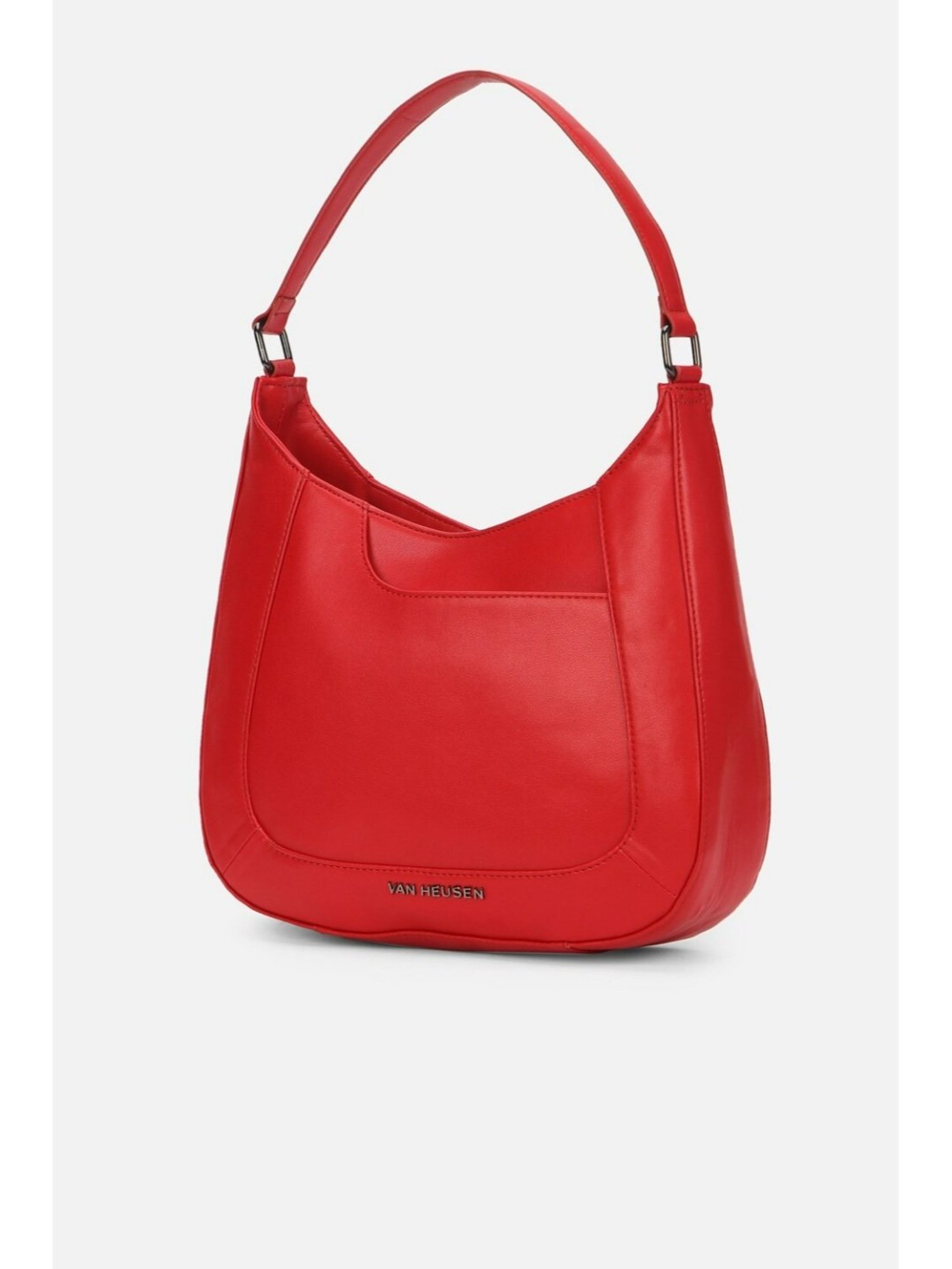 Van Heusen Red Solid Hobo Bag