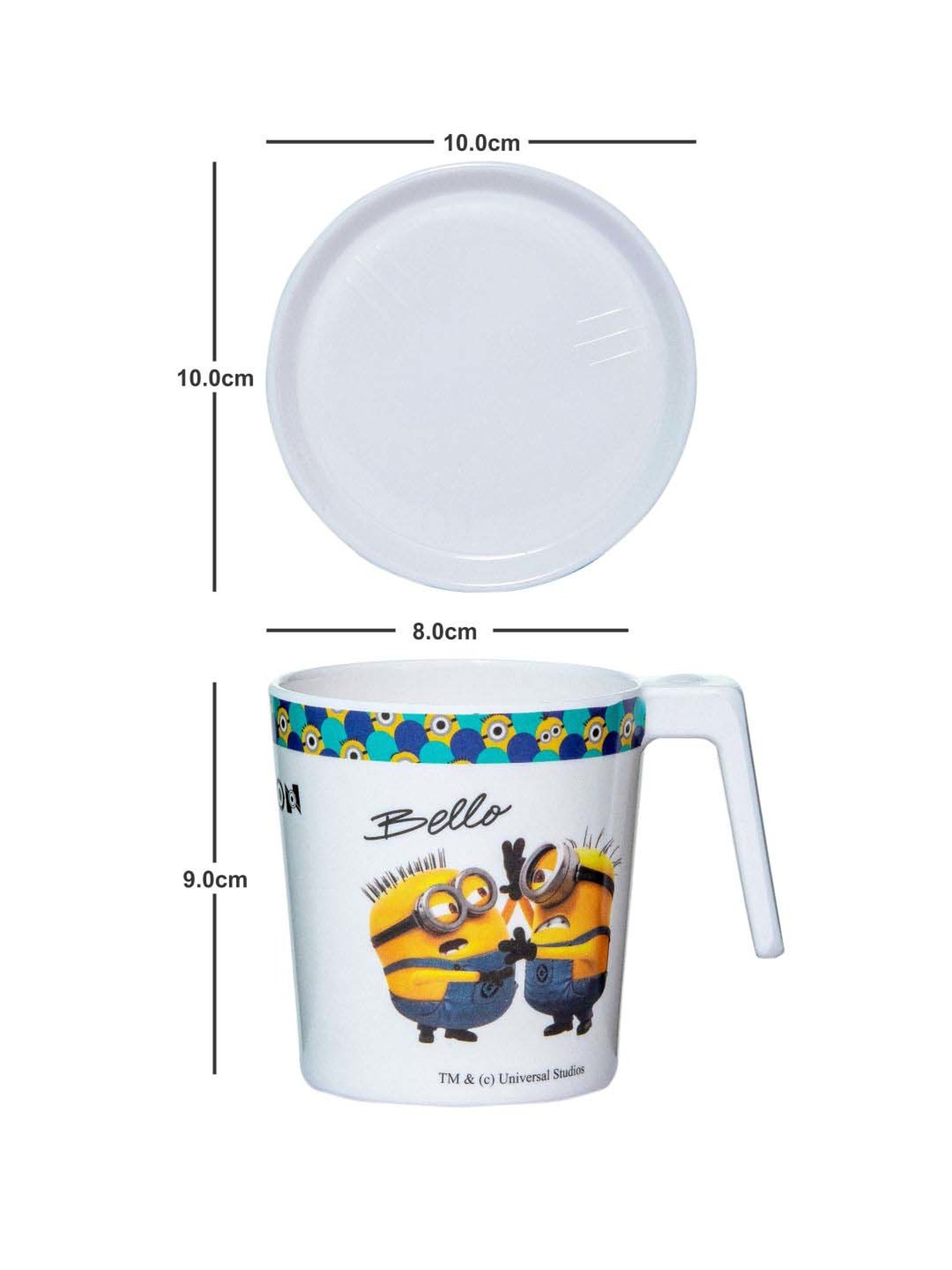 Larah by Borosil White Ceramic Opalware Mug - Set of 6 160ml