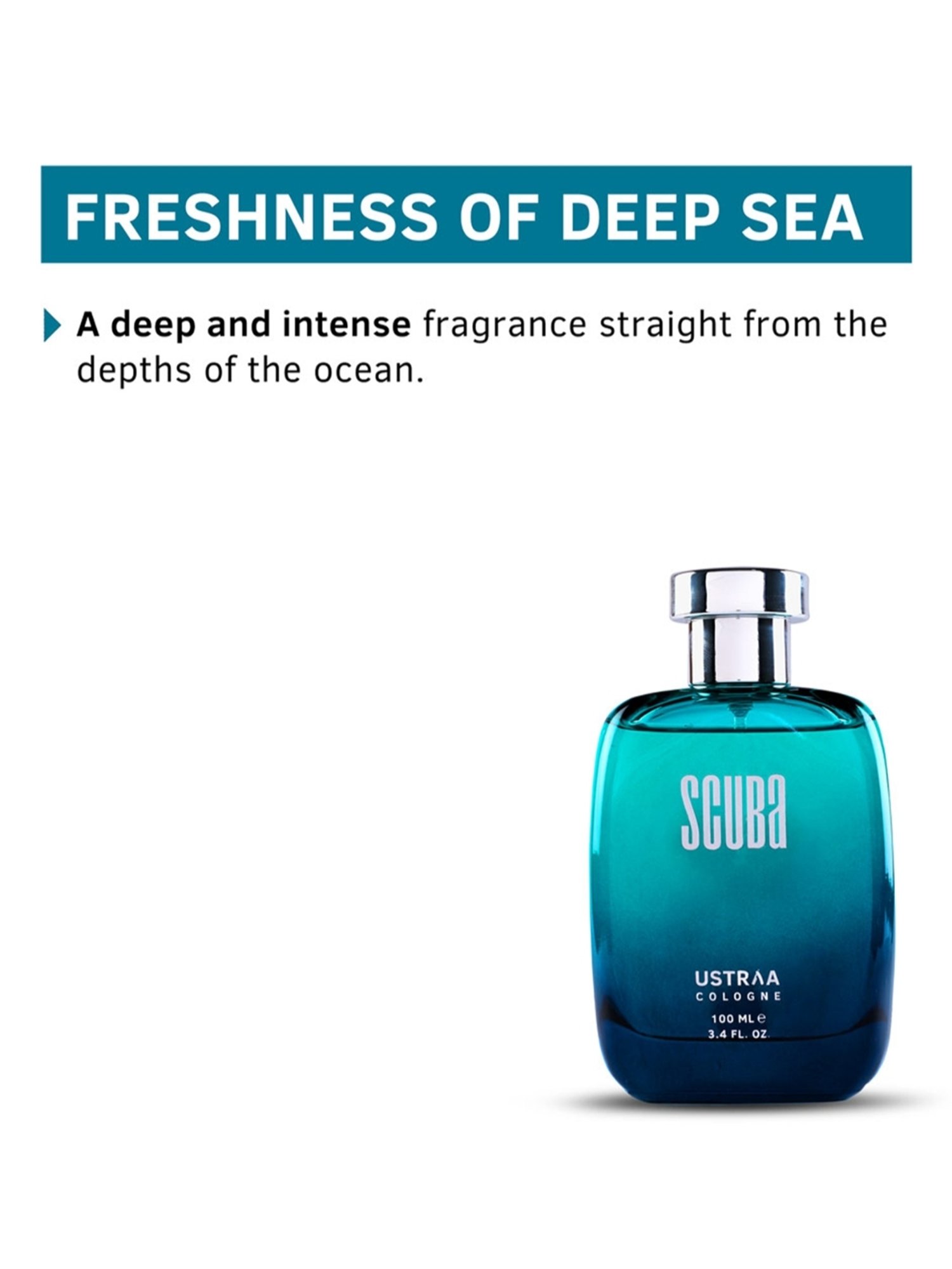 Ustraa Vitamin C Face Serum & Scuba Cologne Perfume