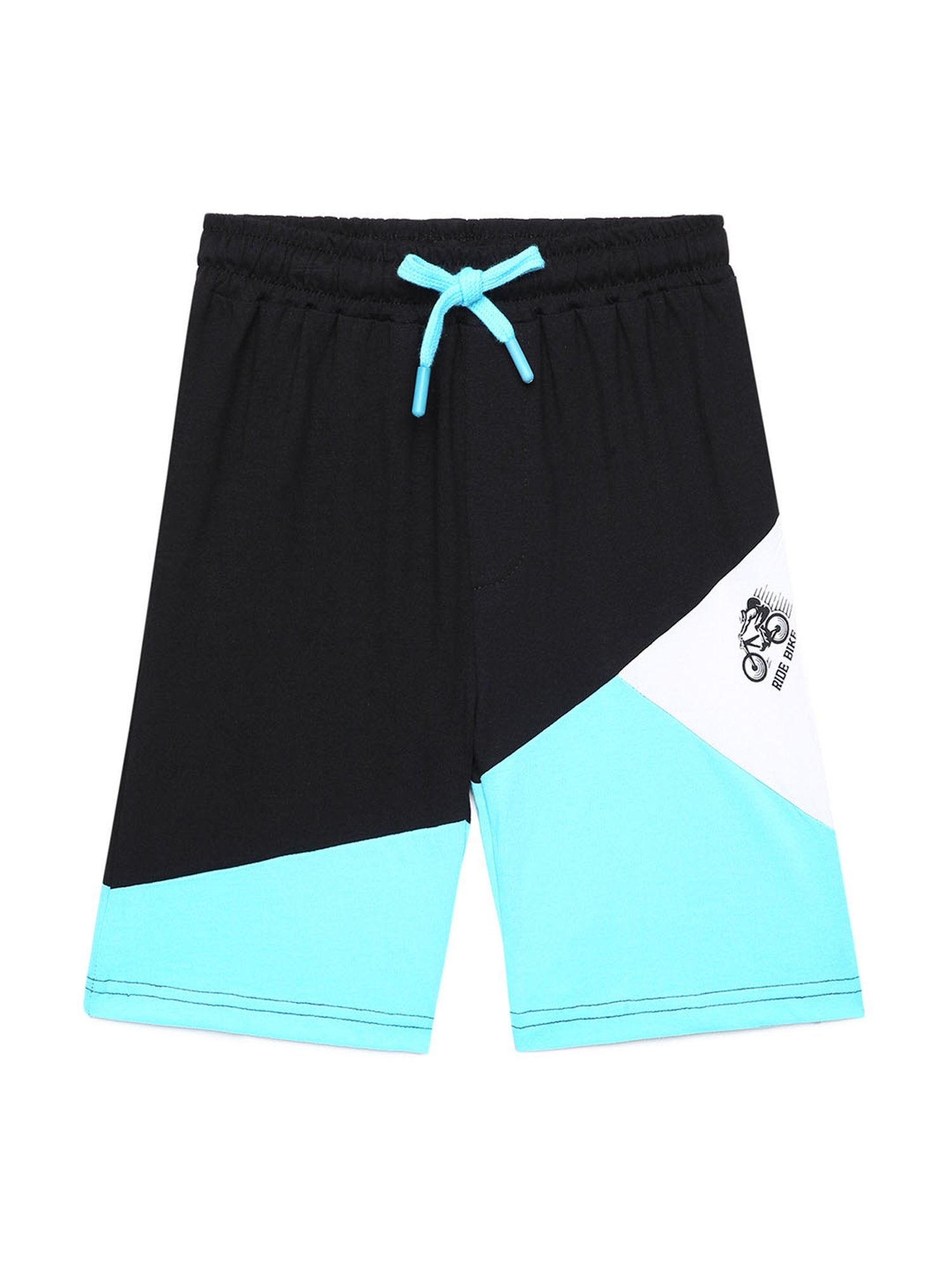 Under Fourteen Only Kids Multicolor Solid Shorts