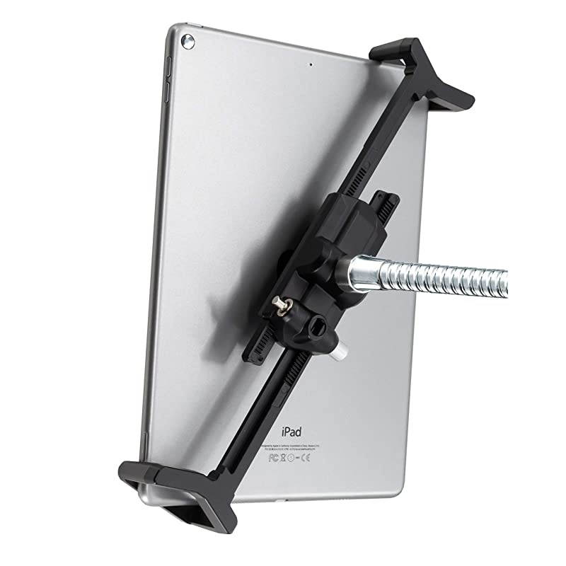 HeavyDuty Security Gooseneck Clamp Stand for 714quot TabletsApple iPad 102Inch 7th Gen iPad Air 3 iPad Mini 5 129Inch iPad Pro iPad Gen 6 amp More