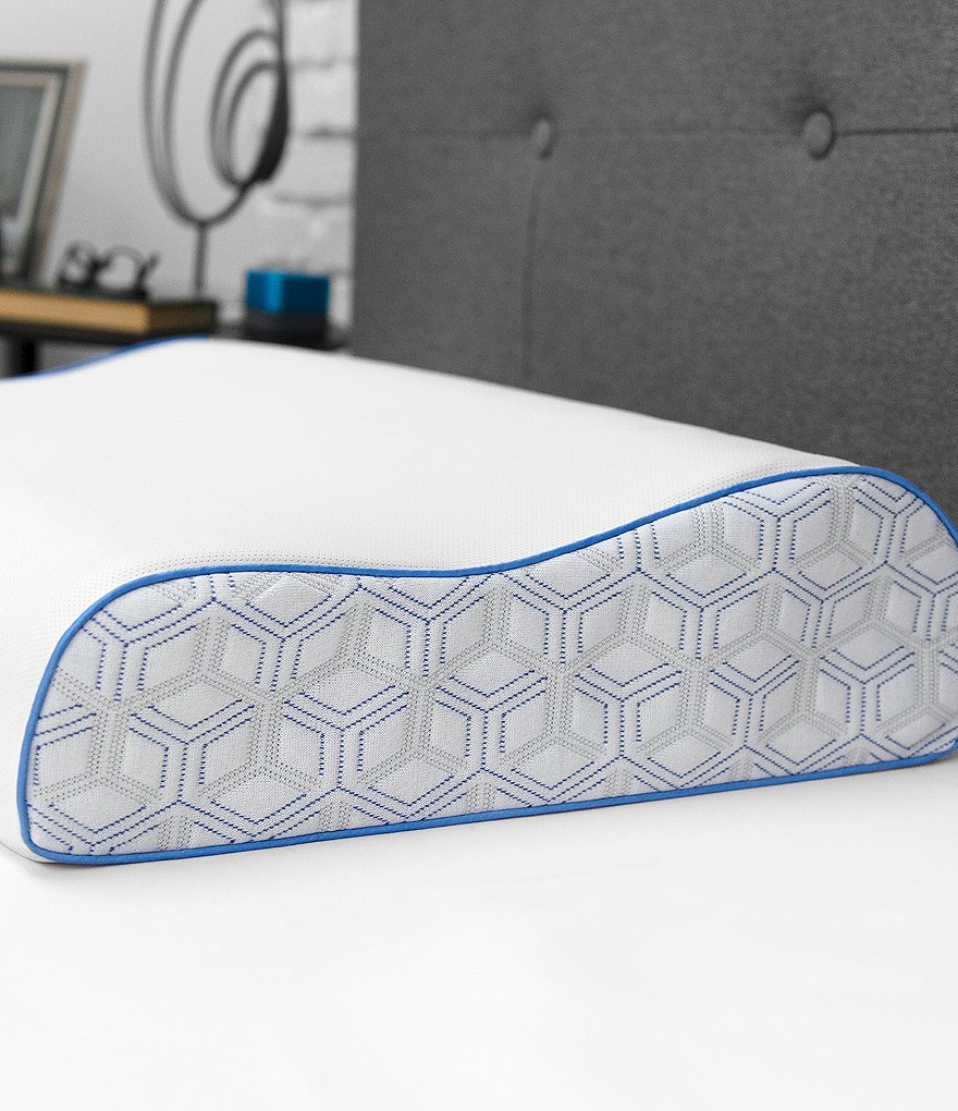 Sensorpedic Memory Foam Wedge Pillow with Cooling Gel Coating