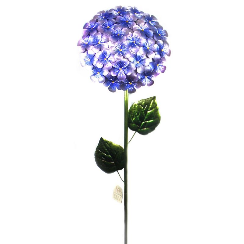 Home & Garden 44.0" Purple Hydrangea Stake Garden Accent Flower Regal Art & Gift  -  Decorative Garden Stakes