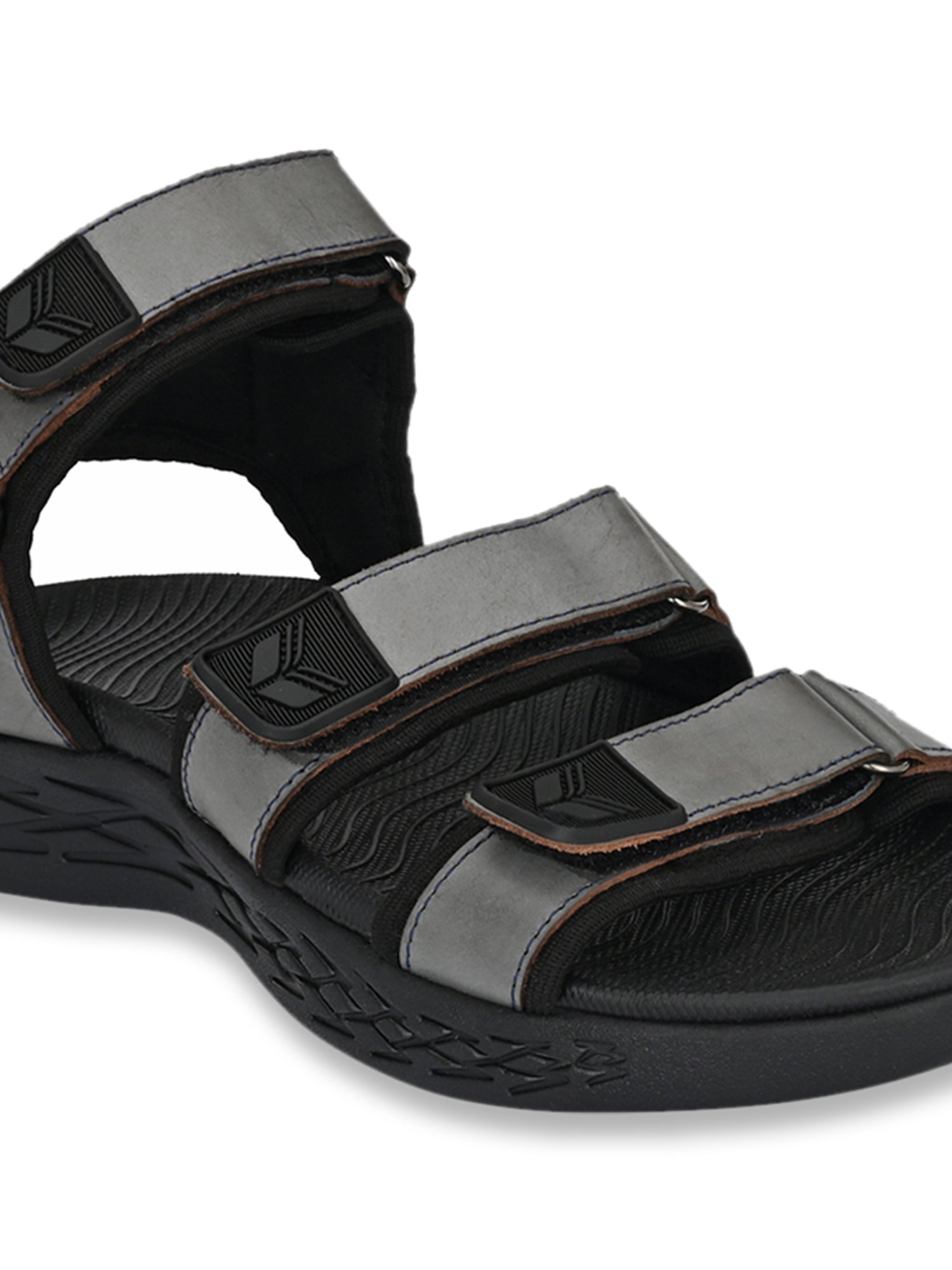 Delize Men's Grey Floater Sandals