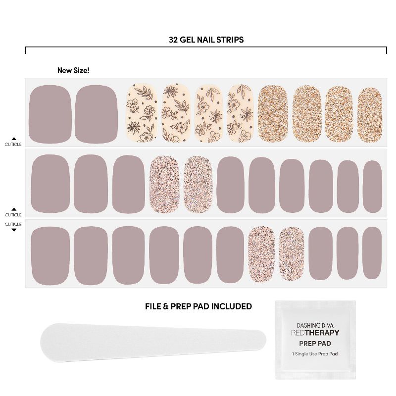 Dashing Diva Gloss Palette More Manis Nail Art Kit - Lavender Dreams - 2pc