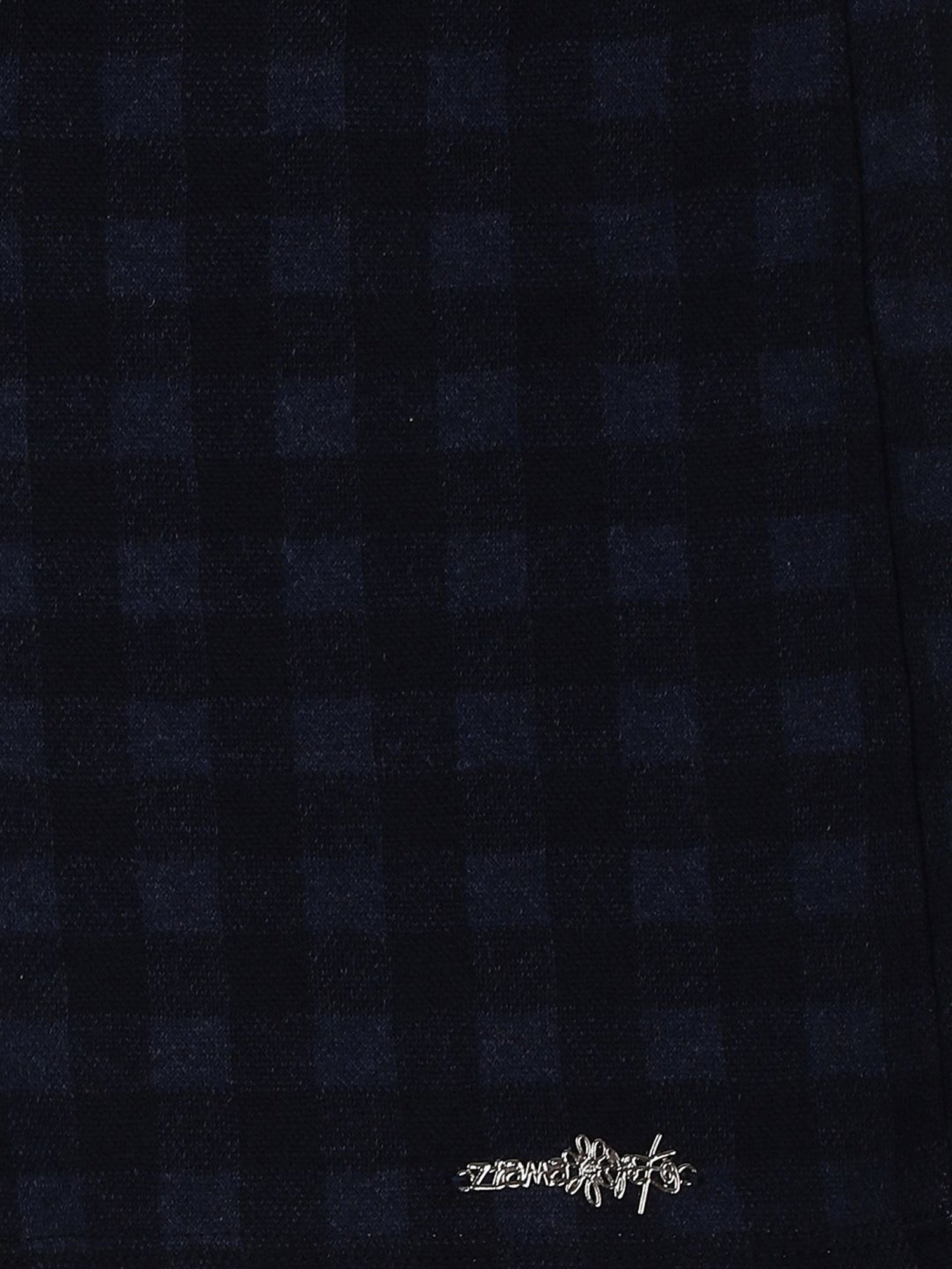 ZIAMA Kids Navy Chequered Shorts