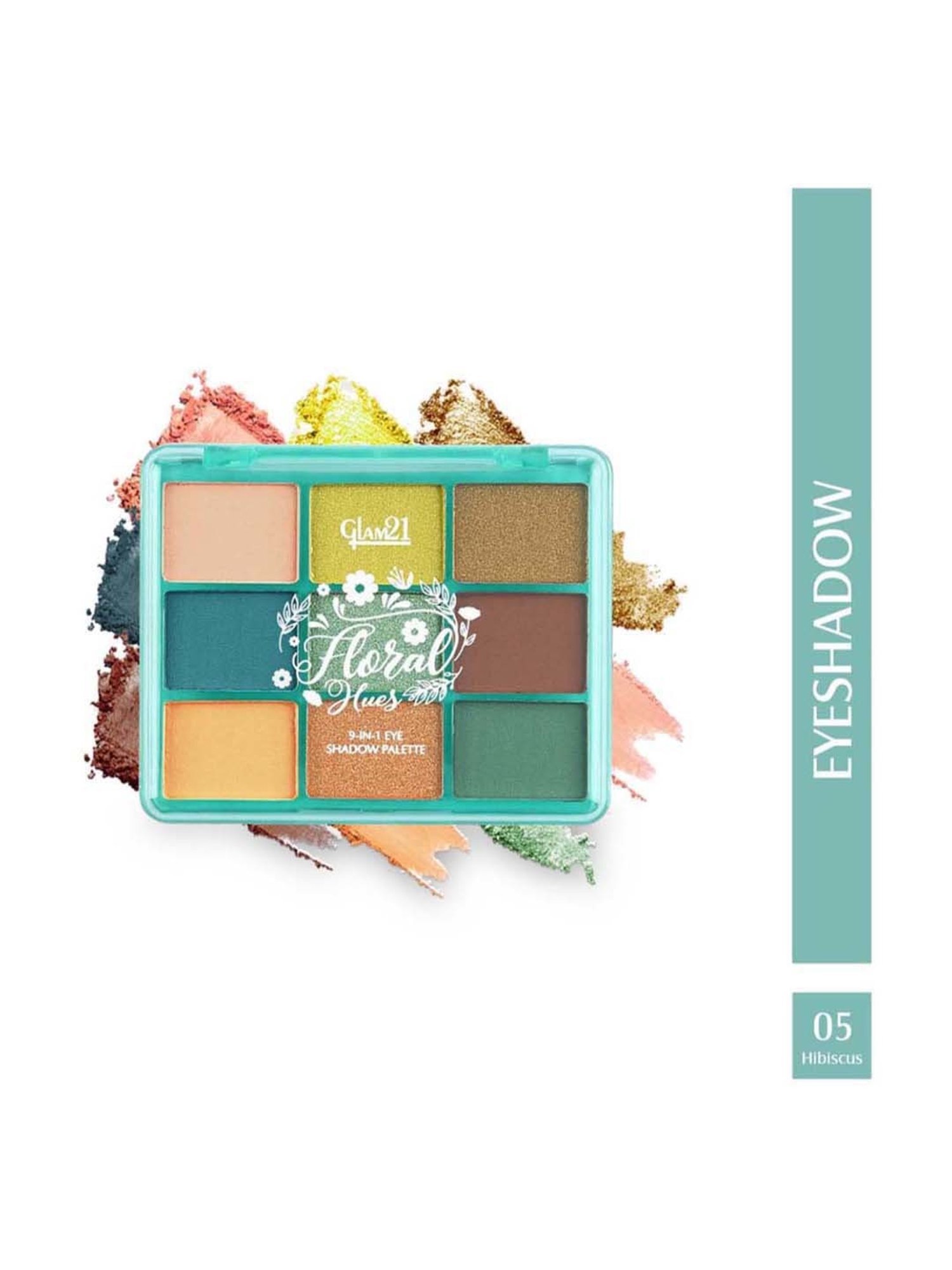 Glam21 Floral Hues Eyeshadow Palette 05 Hibiscus - 7.2 gm