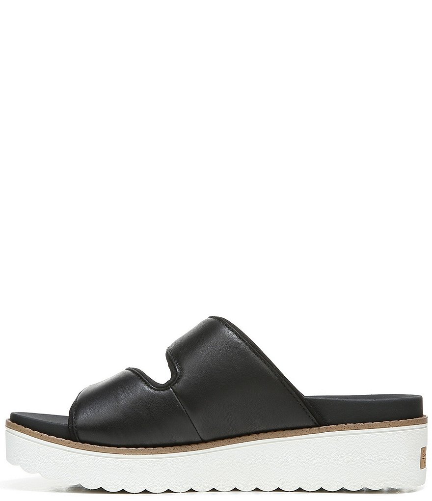 Original Collection by Dr. Scholl's Mega Leather Platform Slide Sandals