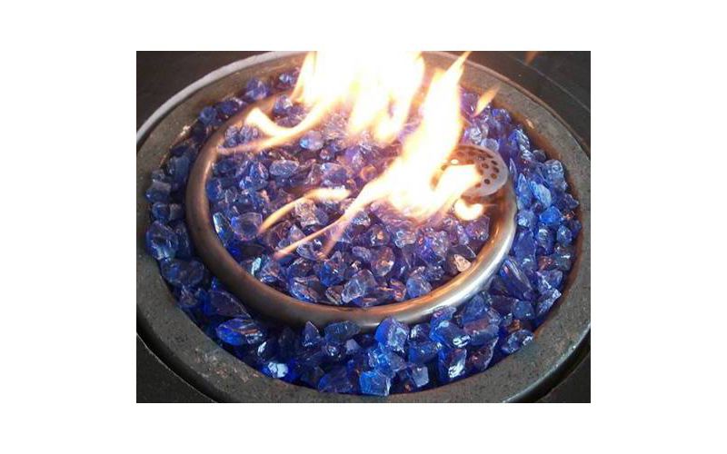 American Fireglass 10 LB Bag 1/2 Inch Reflective Fireplace & Firepit Fire Glass, Copper