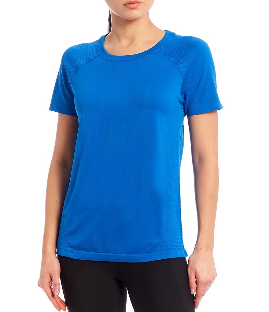 Kinesis Short Sleeve Jewel Neck Seamless Tee