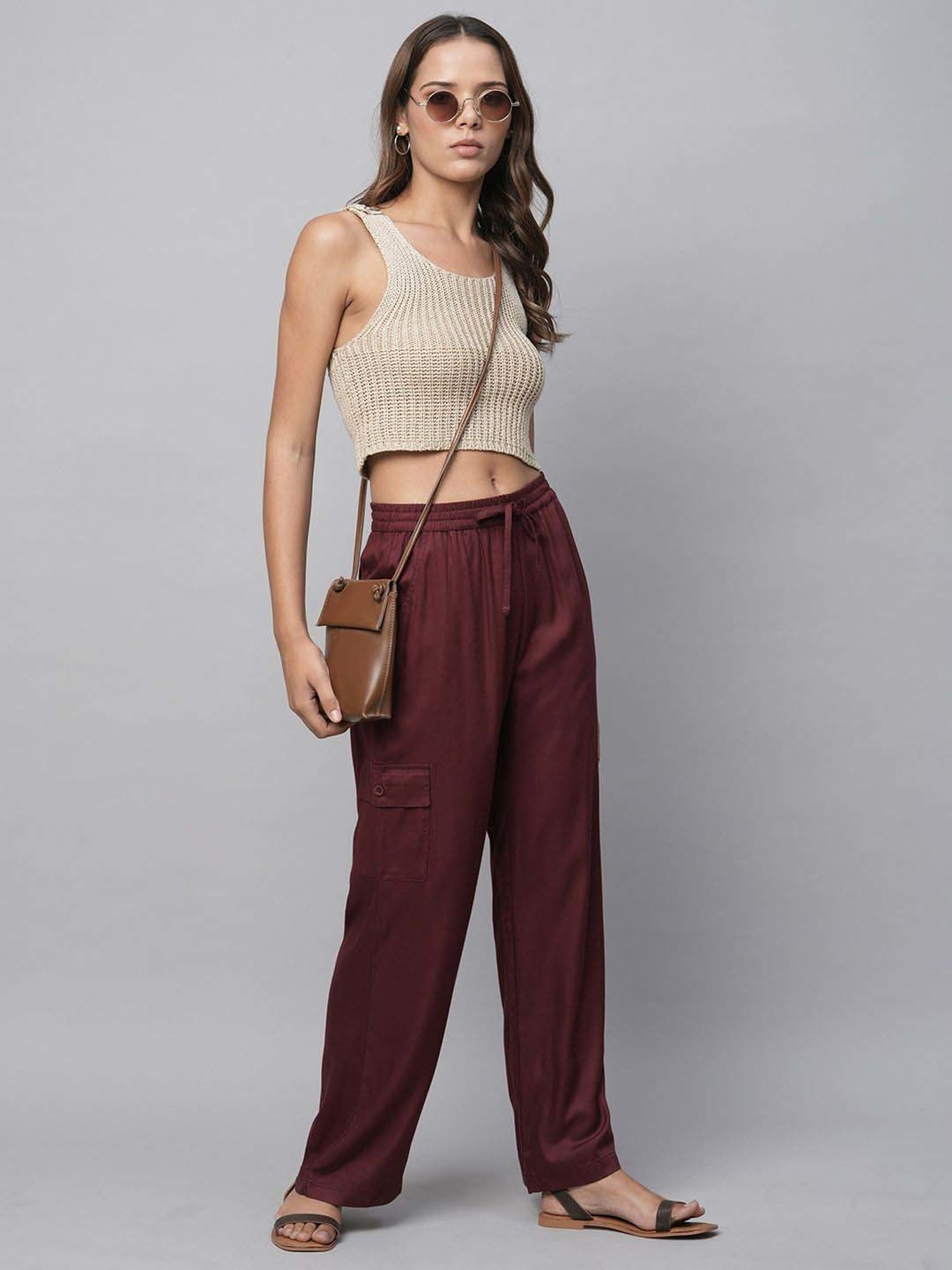 Chemistry Maroon Lounge Pants