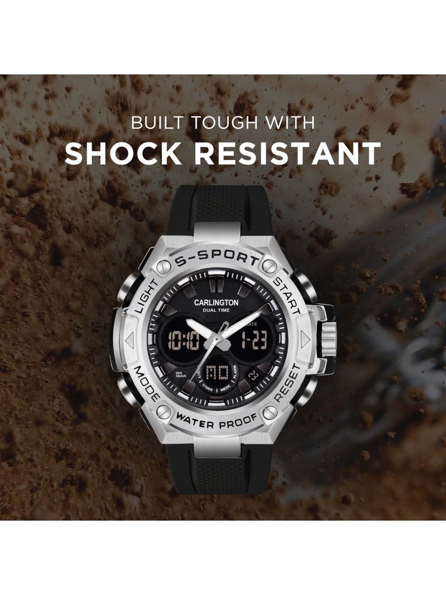 CARLINGTON Endurance 9107 Analog-Digital Watch for Men