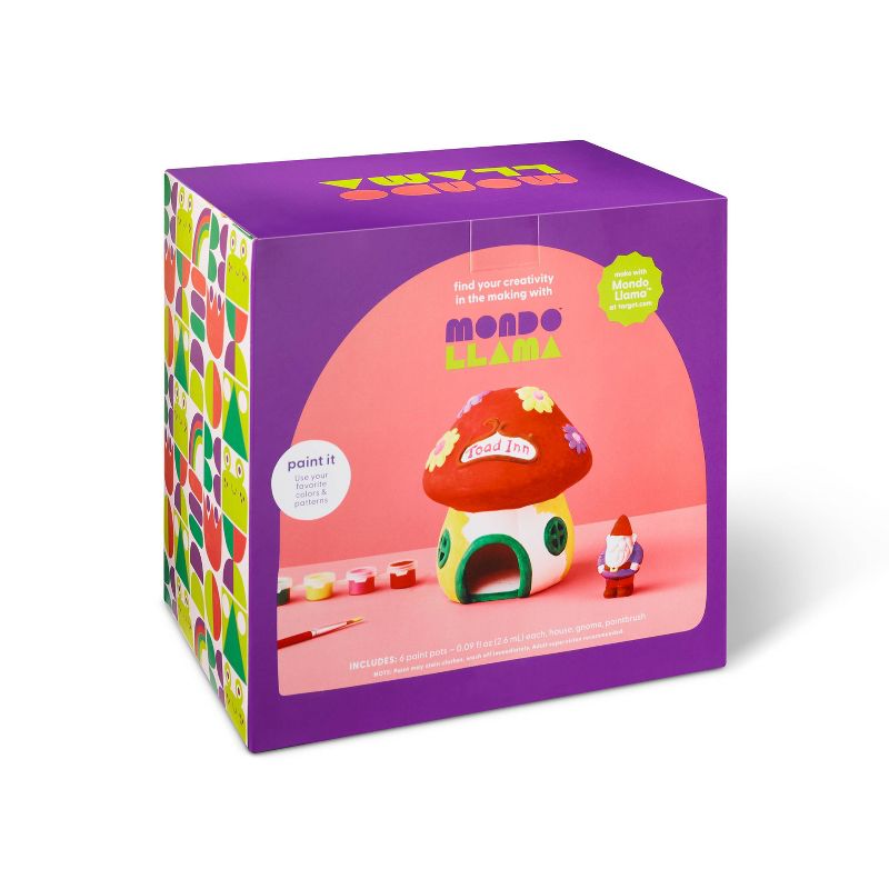 Paint-Your-Own Ceramic Gnome Home Kit - Mondo Llama™