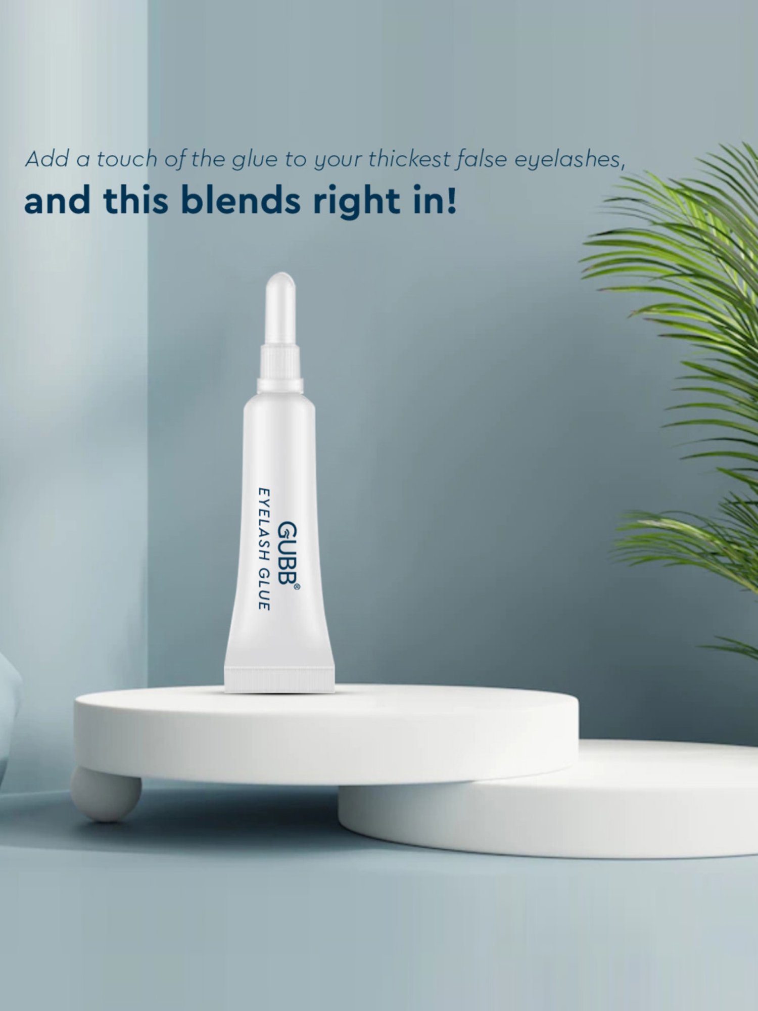 GUBB Eyelash Glue for False Eyelashes, Eyelash Adhesive Waterproof