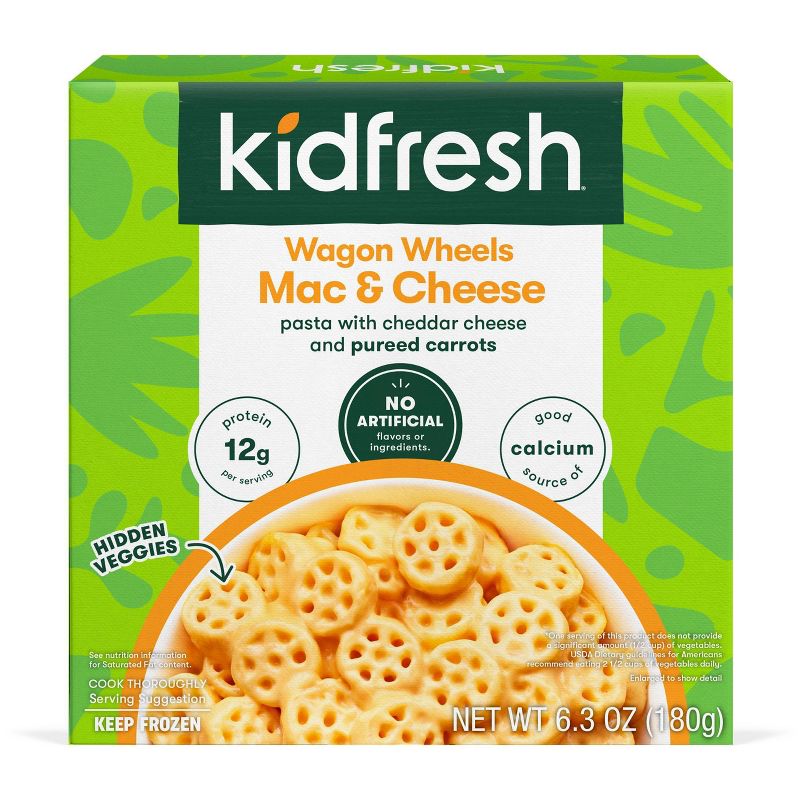 Kidfresh Frozen Wagon Wheels Mac & Cheese - 6.3oz