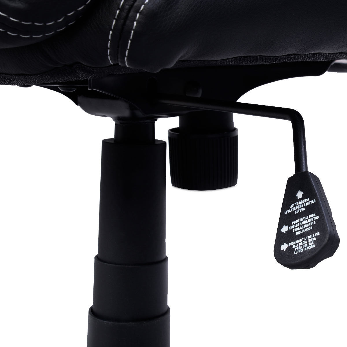 Desk Office Chair Race Car Style Bucket Seat - Black