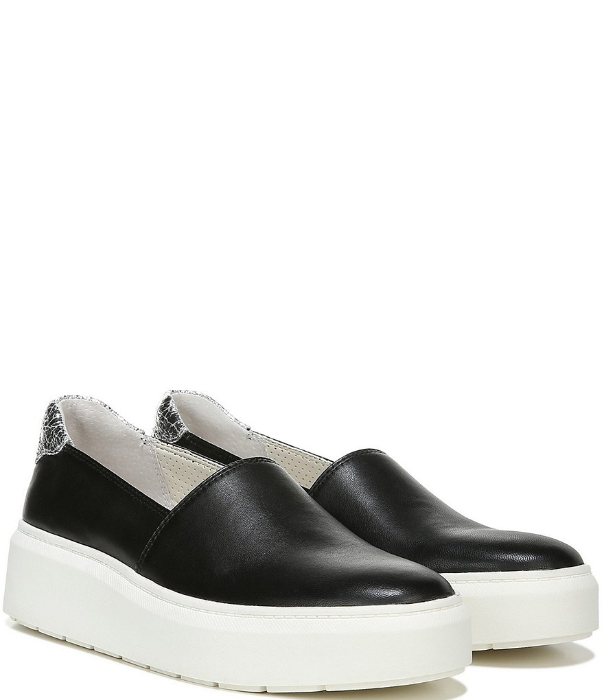 Franco Sarto Lodi2 Leather Slip-On Platform Sneakers
