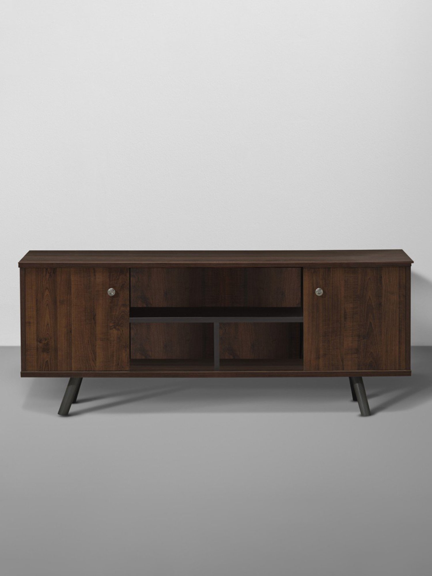 Sleepyhead Romcom Dark Brown & Slate Grey Engineered Wood TV Entertainment Unit