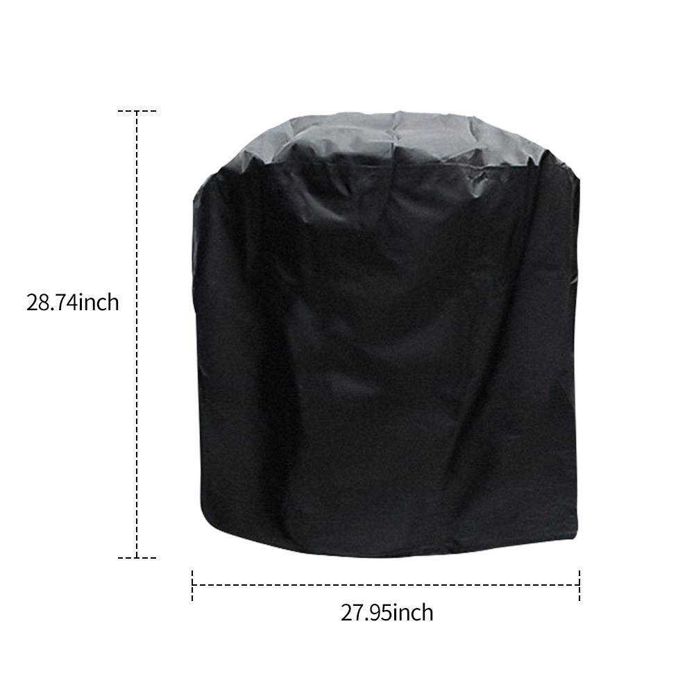 BBQ Grill Cover Barbecue Gas Grill Cover 210D Waterproof Heavy Duty Rip Resistant Dust-Proof Charcoal Electric Grill Cover